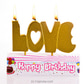 Love You Party Candles