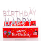 Happy Birthday Letter Candles