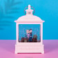 Couple In Love LED Light USB Music Box Ornament, Automatic Light Snow Glob Crystal Music Box