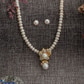 STONE N STRING FRESH WATER PEARL NECKLACE SET - E04333 AND D0074