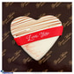 Love You- Praline White Chocolate Heart (GMC)