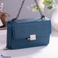 Small Handbag With Chain Handle - Blue
