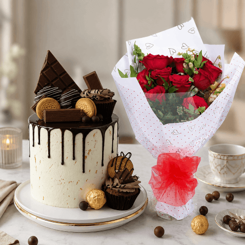 Cakes and Flowers