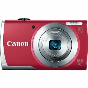 Canon PowerShot A2500 16MP Digital Camera With 5x Optical Image Stabilized Zoom With 2.7-Inch LCD (Red) Online at Kapruka | Product# gsitem420