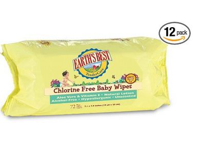 Earth`s Best Chlorine Free Baby Wipes Pop-Up Tub Refill, 72 Wipes (Pack Of 12) Online at Kapruka | Product# gsitem756