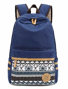 Leaper Causal Style Canvas Laptop Bag/ Shoulder Bag/ School Backpack/ Travel Bag/ Handbag With Embroidery Design Online at Kapruka | Product# gsitem847