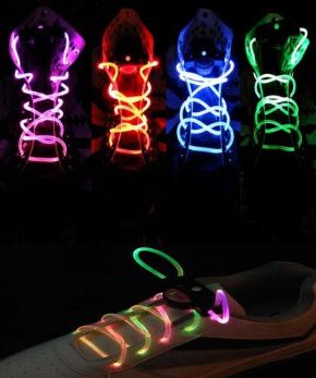 Topcabin LED Shoelaces with Continuous and 2 Blinking Modes in 5 Colors Flash Lighting the Night for Party Hip-hop Dancing (Blue) Online at Kapruka | Product# gsitem936