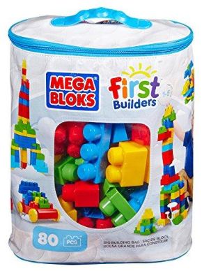 Mega Bloks First Builders Big Building Bag, 80-Piece (Classic) Online at Kapruka | Product# gsitem962