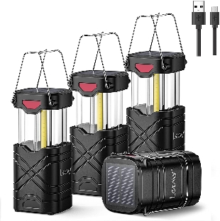 LETMY 4 Pack Camping Lantern, Rechargeab.. at Kapruka Online for specialGifts