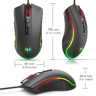 Redragon M711 Cobra Gaming Mouse with 16.. at Kapruka Online for specialGifts
