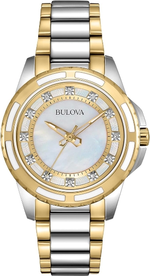 Bulova Ladies` Classic Diamond 3-Hand Qu.. Online at Kapruka | Product# 520648_PID