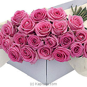 FLOWER BOX Pink Roses - Kapruka Product intGift00129
