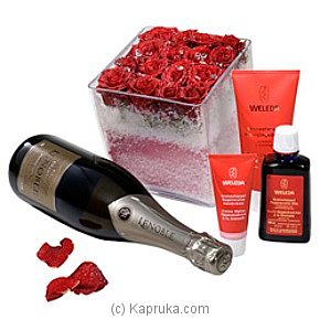 Winter Roses, Champagne & Weleda - Kapruka Product intGift00133