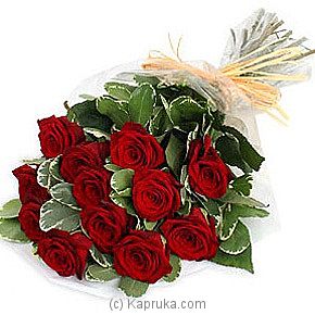 Bouquet Of 12 Red Roses - Kapruka Product intGift00212