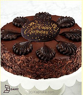 Chocolate Mousse Torte Happy Birthday Cake - Kapruka Product intGift00302