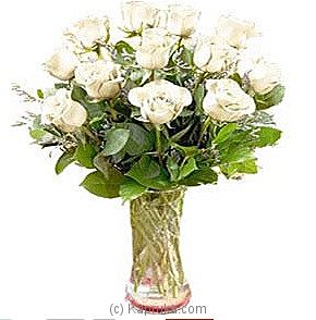 Sober White Roses - Kapruka Product intGift00322