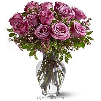 A Dozen Lavender Roses - Kapruka Product intGift00444