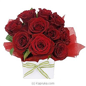 Lush - Red Roses On White - Kapruka Product intGift00473