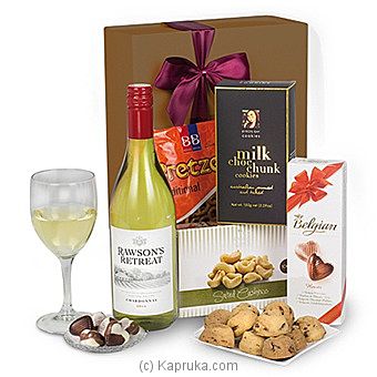 White Wine Gift Box - Kapruka Product intGift00474