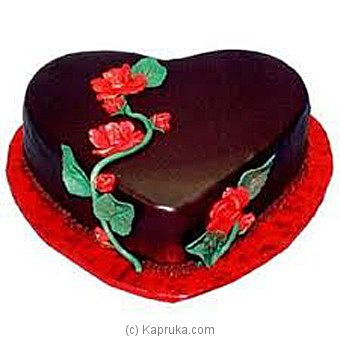 Heart Shape Chocolate Cake - Kapruka Product intGift00645