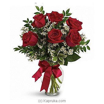 Half Dozen Sweetheart Roses - Kapruka Product intGift00661