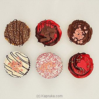 Red Theme Cupcake Box - Kapruka Product intGift00695