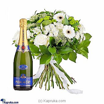 Simply White & Pommery Champagne - Kapruka Product intGift00740