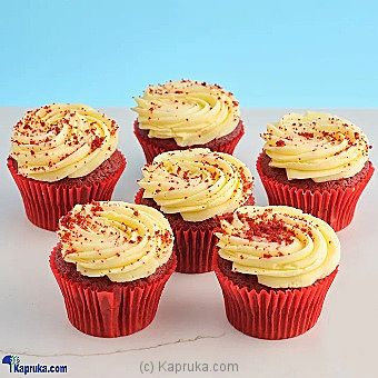 Red Velvet Cupcake Box - Kapruka Product intGift00803