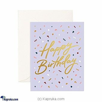 PURPLE HAPPY BIRTHDAY GIFT CARD - Kapruka Product intGift00826