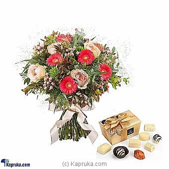 Seasonal Bouquet With Leonidas Chocolate - Kapruka Product intGift00845