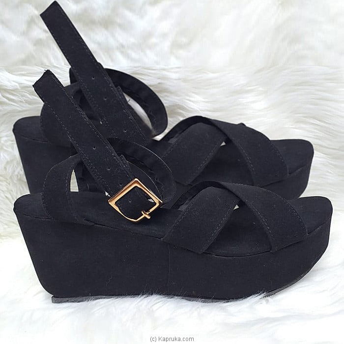 Demonia Shoes - CAMEL-17 Black Platform Sandals - Buy Online Australia