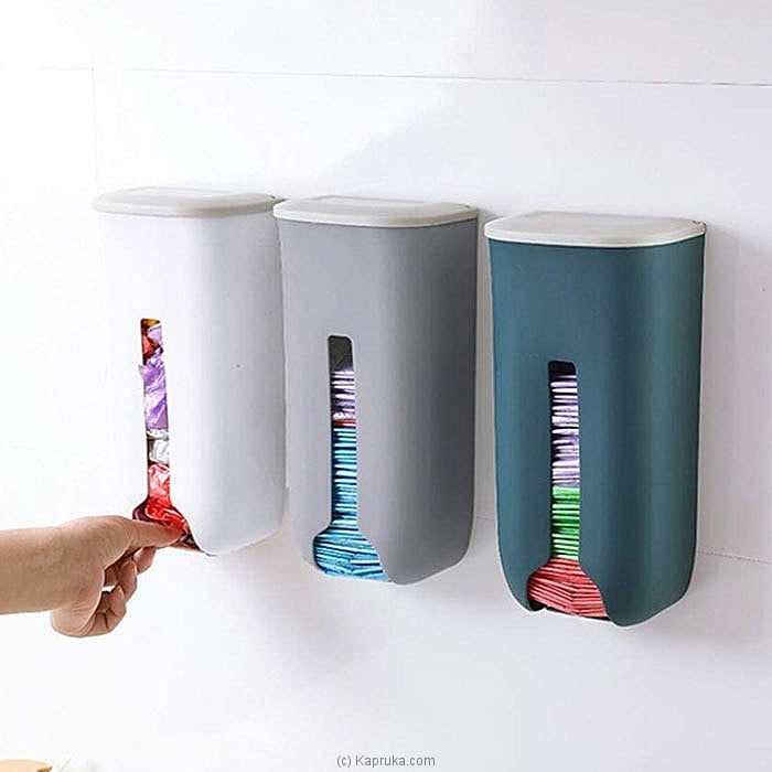 generic Multicolor Plastic Wall Mounted Garbage Bag Dispenser